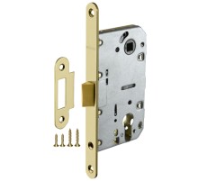 Корпус Fuaro (Фуаро) врезного замка c защёлкой PLASTP85C-50 (P85C-50) SG матовое золото