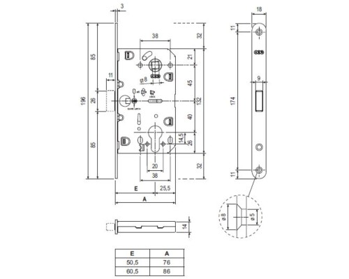 Корпус AGB (АГБ) замка магнит. под цил. MEDIANA POLARIS B06103.50.06.567 с отв. планкой B02402.05 (ник) Корпус AGB (АГБ) замка магнит. под цил. MEDIANA POLARIS B06103.50.06.567 с отв. планкой B02402.05 (ник)