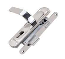 Корпус замка Punto (Пунто) с ручкой LOCKSET25.ORION.5558-1 (KIT P25 5558 ORION) SN/CP мат.никель/хром