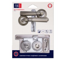 Комплект ручек Punto (Пунто) с защелкой c запиранием LM/A SET72R.TL54.DEMETRA/HD ABG-6 бронза