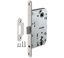 Корпус Fuaro (Фуаро) врезного замка c защёлкой PLASTP85C-50 (P85C-50) SN матовый никель