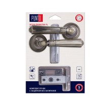 Комплект ручек Punto (Пунто) с защелкой без запирания LM/A SET45R.TL54.DEMETRA/HD ABG-6 бронза