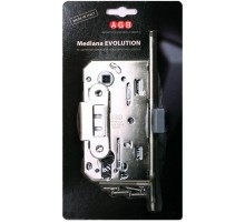 Корпус замка AGB (АГБ) под цилиндр MEDIANA EVOLUTION B01103.50.06.567 с отв. планкой B01000.13 (никель)