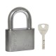 Замок Fuaro (Фуаро) навесной PL-WEATHER-1560 Nickel 4 fin key ( PL-15-60) диск. /блистер