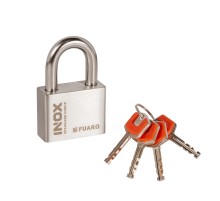 Замок Fuaro (Фуаро) навесной PL-INOX FORCE IF-50 4 key (дисковый ключ)