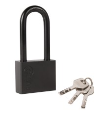 Замок Punto (Пунто) навесной PK-1550L 3 key диск.ключ длиная дужка