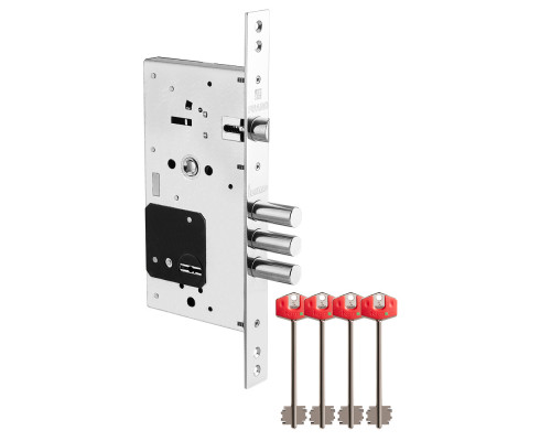 Замок Fuaro (Фуаро) врезной сувальдный TERMO MDV25/S-60.85.3R16 4 key (ключ удл. 120/75 мм) Замок Fuaro (Фуаро) врезной сувальдный TERMO MDV25/S-60.85.3R16 4 key (ключ удл. 120/75 мм)