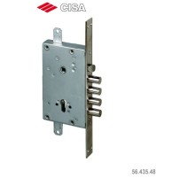 Корпус Cisa (Чиза) врезного замка с защёлкой LOGO LINE 56.435.48 (тех. упаковка)