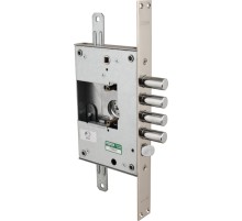 Замок Mottura (Моттура) врезной сувальдный с защёлкой 52.K771-S (левый), без накл.