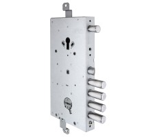 Замок Mottura (Моттура) врезной двухсистемный 54.J916M-S My Key (левый), перекод. с торца, кл. 60 мм, без накл.