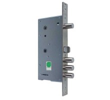 Замок Guardian (Гардиан) врезной сувальдный с задвижкой и защёлкой ЗВ 30.15, 4 кл. (длинный кл. 59 мм) /123:208:3/