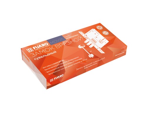Замок Fuaro (Фуаро) врезной сувальдный MDV25/S-60.00.3R16 5key (5 ключей)