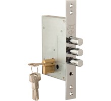 Замок Kale kilit (Кале килит) врезной цилиндровый 257, 5 кл.