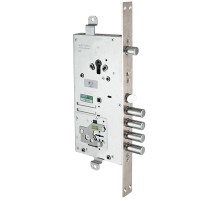 Замок Mottura (Моттура) врезной двухсистемный 54.J939M-D MyKey (правый), перекод. с торца, кл. 60 мм, без накл.