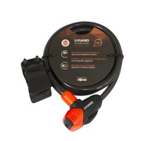 Замок Fuaro (Фуаро) тросовый PL-BIKE-12150-KEY (12х1500) 3 perfo key(PL-12150-KEY) /подвес