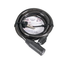 Замок Punto (Пунто) тросовый PK-BIKE-1012-KEY (10х1200) 2key/подвес