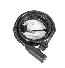 Замок Punto (Пунто) тросовый PK-BIKE-1012-KEY (10х1200) 2key/подвес