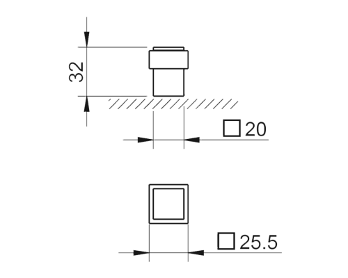 Стопор Tupai 2617-153 черный