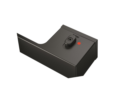 Ручка Tupai Big Line 4084 5 REP-153 (с блокировкой) левая черный R WC (полотно 54-61 мм)