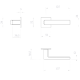 Ручка Tupai 4161 5S Q-158 сатинированная латунь R ф/з