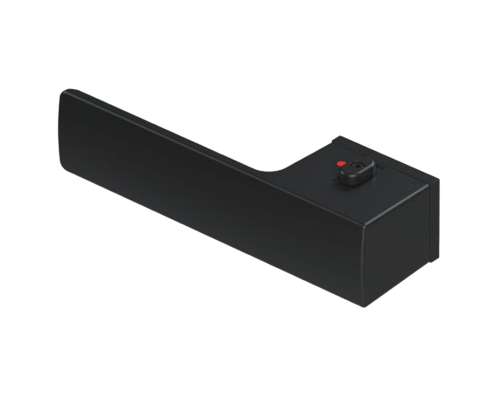 Ручка Tupai Big Line 4084 5 REP-153 (с блокировкой) левая черный R WC (полотно 54-61 мм)