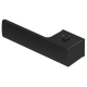 Ручка Tupai Big Line 4084 5 REP-153 (с блокировкой) левая черный R WC (полотно 54-61 мм)