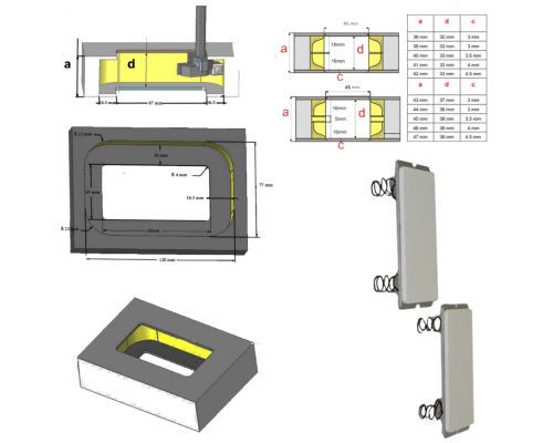 Bonaiti Ручка B -Double ANOHAN S 200