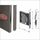 Bonaiti Art 937 Механизм вж мат.хром (B-No ha mini) + регулируемая ответка 992