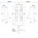 AGB Art. E3020002FM.640 Петля Eclipse 3.0 белый+колпачки