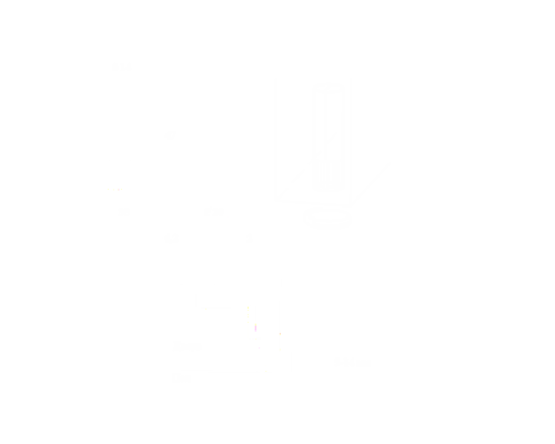 VERUM Stoppino Mod 2 стопор скрытый магнитный, серый матовый