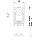 Автоматический Порог Comaglio Basic Mod 420, 63-43 см