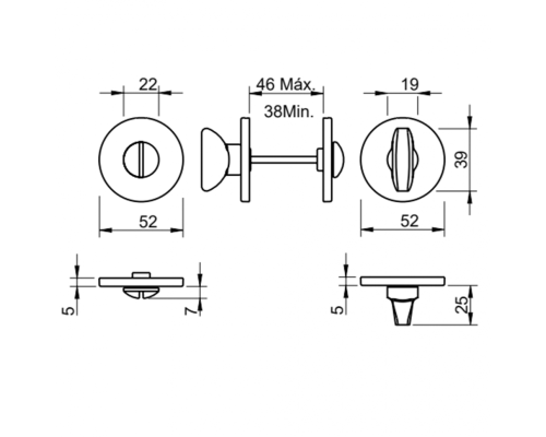 Накладка Tupai 4041 R 5S-208 вж матовое золото Накладка Tupai 4041 R 5S-208 вж матовое золото