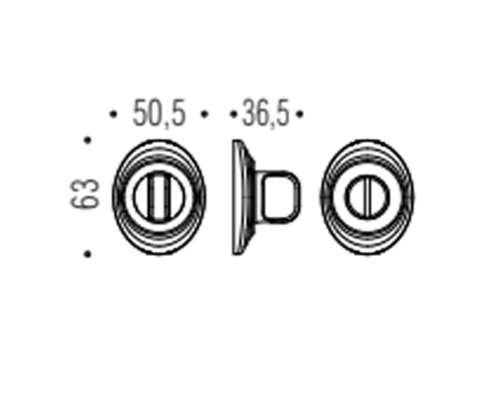 Накладка Colombo DB 19 BZG вж6 пол латунь Cameo Накладка Colombo DB 19 BZG вж6 пол латунь Cameo