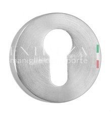 Накладка под цилиндр Extreza CYL-R12-F05 (круглое основание 10 мм) матовый хром