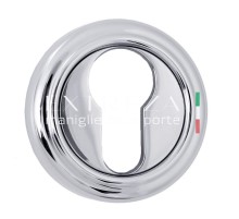 Накладка дверная под цилиндр Extreza CYL-R01 полированный хром F04