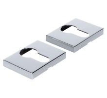 Накладка под цилиндр Extreza CYL-R14-F04 (40x50) полированный хром