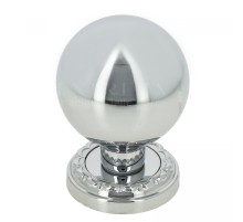 Дверная ручка-кноб Extreza TONDO R02 полированный хром F04 (1шт.)