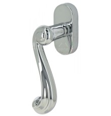Ручка оконная Extreza BERTA (Берта) 312 HW полированный хром F04