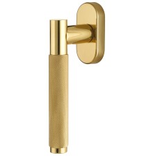 Ручка оконная Extreza Classic TUBA 126 HW полированная латунь F01
