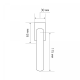 Ручка оконная Extreza Hi-Tech AQUA (Аква) 113 HW медь F09 покрытые PVD