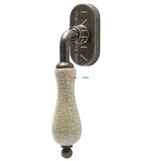 Ручка оконная Extreza DANA CRACKLE (Дана Кракле) 306 HW античное серебро F45