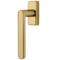 Ручка оконная Extreza Hi-Tech AQUA (Аква) 113 HW полированная латунь F06 PVD
