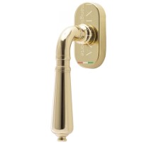 Ручка оконная Extreza Classic PETRA 304 HW полированная латунь F01