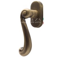 Ручка оконная Extreza BERTA (Берта) 312 HW матовая бронза F03