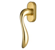 Оконная ручка Extreza FLEXA-HW-F01 (FLEXA 335) полированная латунь