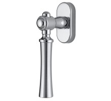 Ручка оконная Extreza DEZI-HW-F05-F04 (DEZI 309) матовый хром / хром / кольцо хром