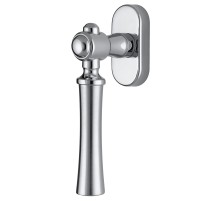 Ручка оконная Extreza DEZI-HW-F05-F04 (DEZI 309) матовый хром / хром / кольцо хром