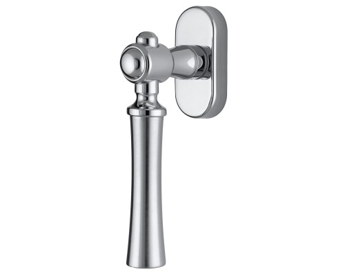 Ручка оконная Extreza DEZI-HW-F05-F04 (DEZI 309) матовый хром / хром / кольцо хром