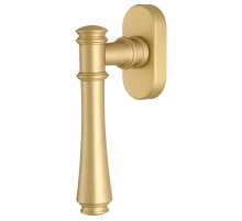 Ручка оконная Extreza PIERO (Пьеро) 326 HW матовая латунь F02