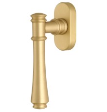 Ручка оконная Extreza PIERO (Пьеро) 326 HW матовая латунь F02